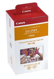 Canon Selphy CP RP-108 - Color Ink / Paper Set