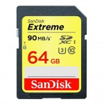 SanDisk 64GB SDXC Extreme UHS-I mit 90MB/s