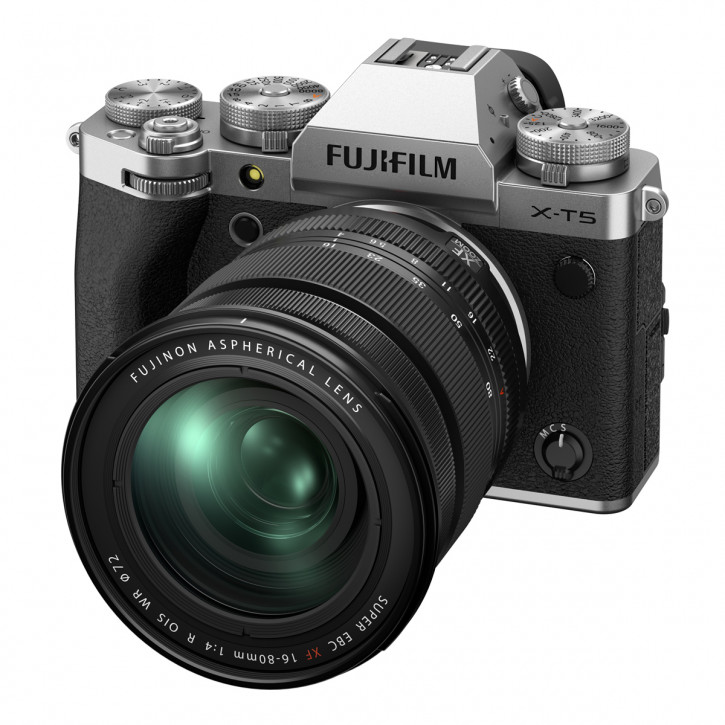 Fujifilm X-T5 16-80mm F4 Kit - Silber