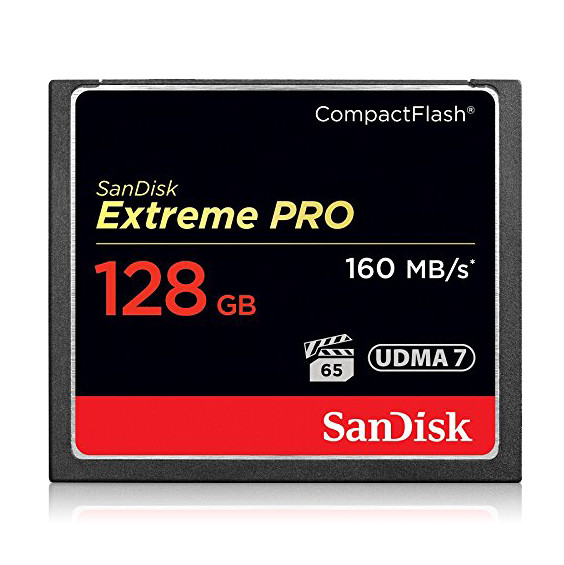 SanDisk 128GB CompactFlash Extreme Pro mit 160MB/s