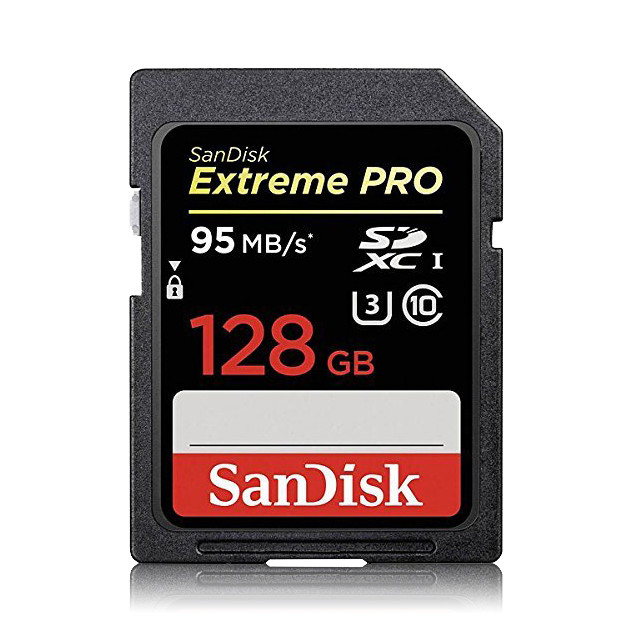 SanDisk 128GB SDXC Extreme PRO UHS-I mit 95MB/s
