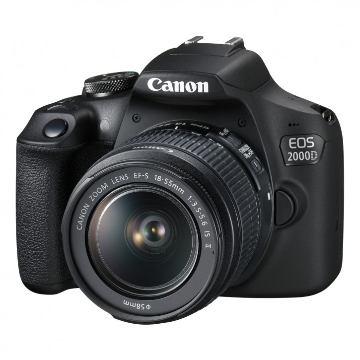 Canon EOS 2000D 18-55mm IS II Kit - Schwarz