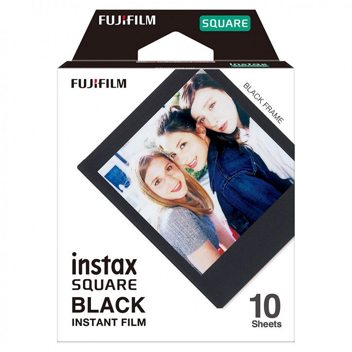 Fujifilm Instax - Instant Film - Square Black Frame (1x10 Bilder)