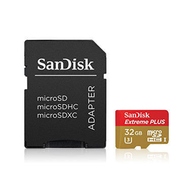 SanDisk 32GB microSDHC Extreme UHS-I inkl. Adapter mit 90MB/s